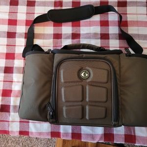 Six pack 300 innovator meal prep bag olive